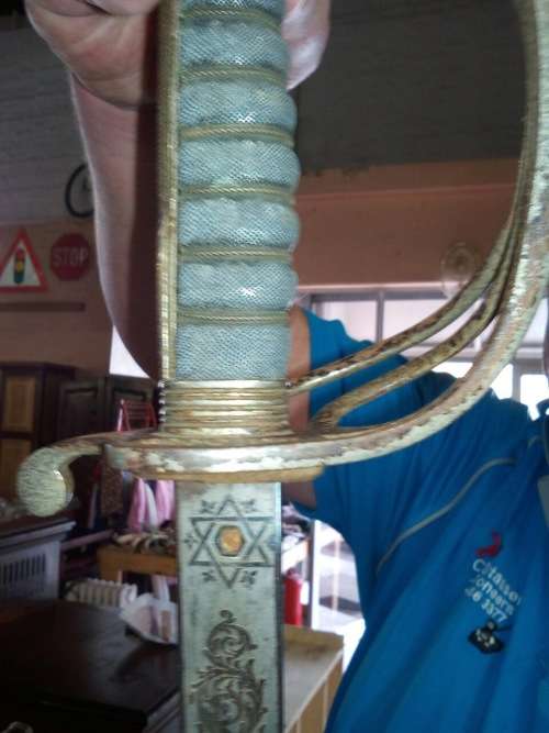 SADF Wilkenson Engraved Sword with Scabbard