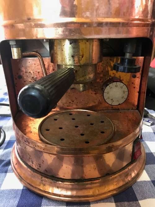 Brass Italian Espresso Machine: Victoria Arduino