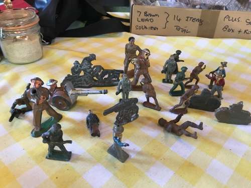 Collection of Britains Lead Soldiers
