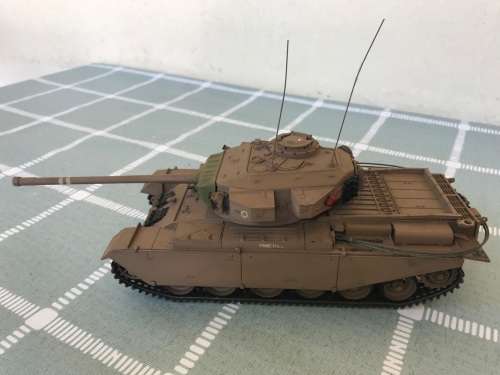 VINTAGE MODEL OF WW11 CENTURION TANK ( 30 X 12 X 8 CM )