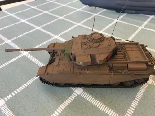 VINTAGE MODEL OF WW11 CENTURION TANK ( 30 X 12 X 8 CM )