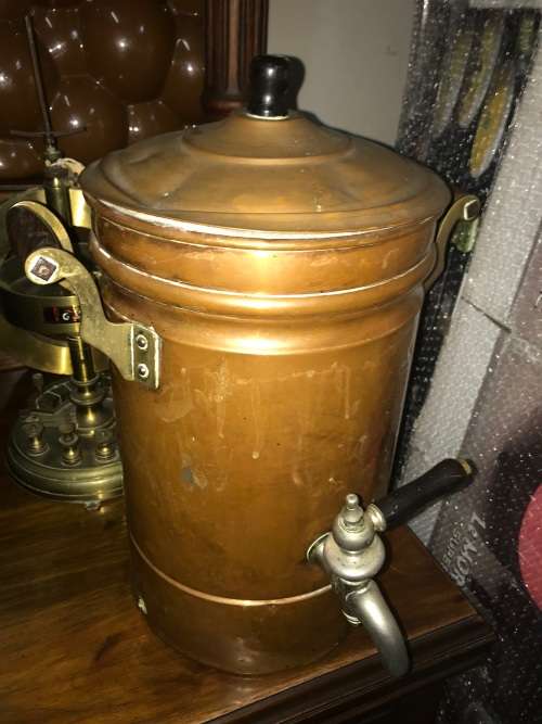 Antieke Koper Waterhouer ( 44 x 34 cm )