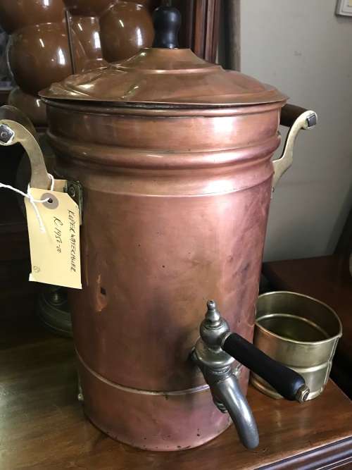 Antieke Koper Waterhouer ( 44 x 34 cm )