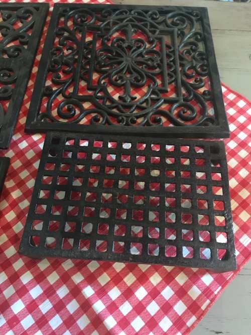 4 Cast Iron Grids from farmhouse