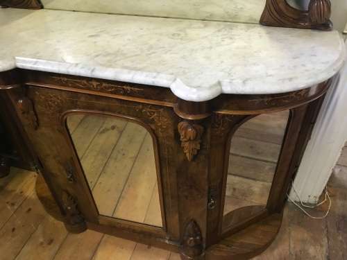 Magnificent Victorian Burr Walnut Chiffonier circa 1880 ( 120 x 145 x 40 cm )only for kiraalbutt