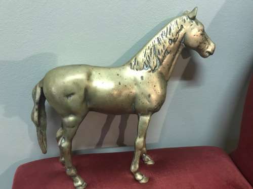 BRASS HORSE ( 30 X 30 CM )