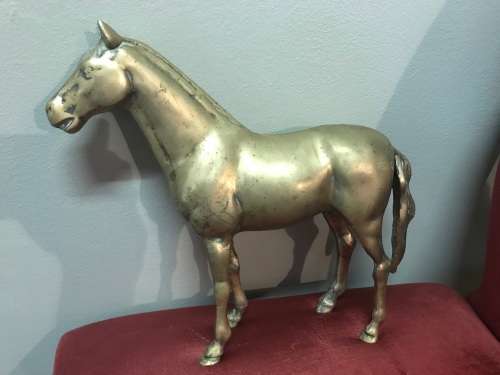 BRASS HORSE ( 30 X 30 CM )