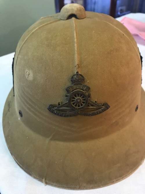 RARE SA ARTILLARY PLITH HELMET