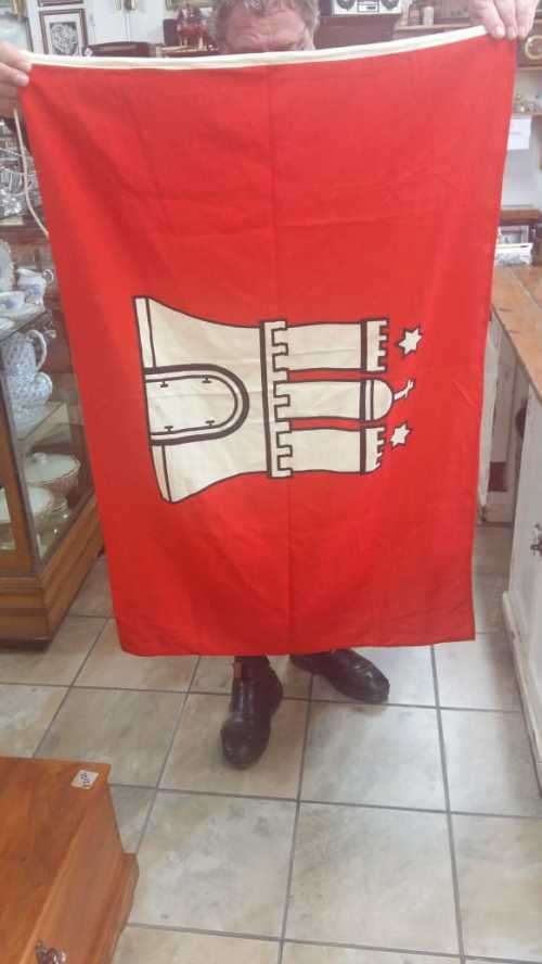 State Flag of Hamburg ( Germany ) Flag ( 112 x 75 cm )