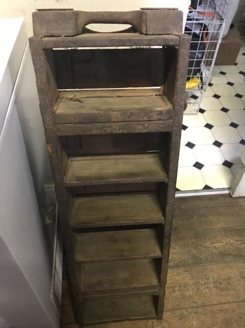 Vintage Wooden Brickmould  ( 95 x 28 x 12 cm )