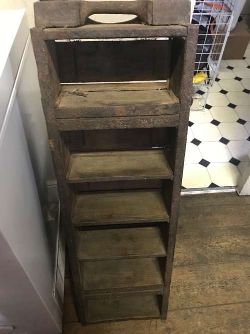 Vintage Wooden Brickmould  ( 95 x 28 x 12 cm )