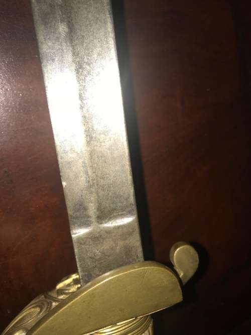 VINTAGE NAVAL SWORD WITHOUT SCABBARD