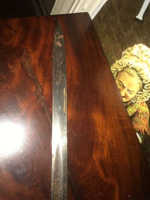 VINTAGE NAVAL SWORD WITHOUT SCABBARD