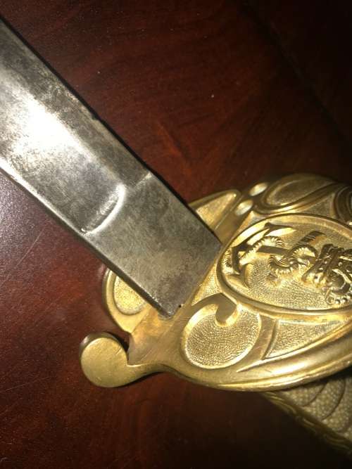 VINTAGE NAVAL SWORD WITHOUT SCABBARD