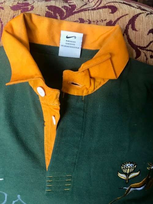 Springbok Matchworn Jersey ( James Smal ; no 14 )