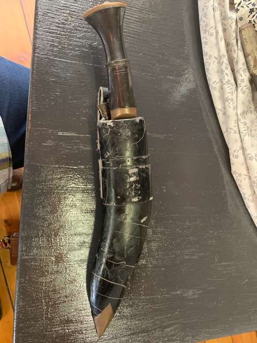 NEPALESE KUKRI DAGGER MARKED AND STAMPED