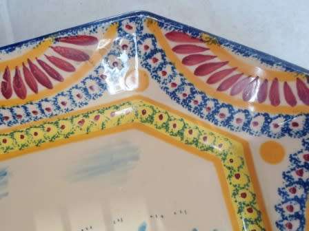 BEAUTIFUL QUIMPER PLATTERIN GOOD CONDITION