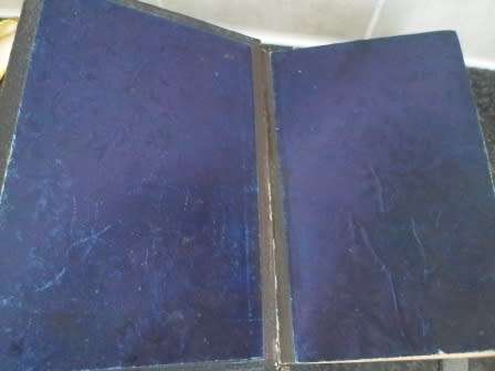 BEAUTIFUL GERMAN BIBLE 1848, LEATHER BOUND WITH 62 ENGRAVINGS