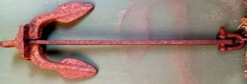 Cast Metal Ships Anchor ( 57 x 25 x 20 cm )