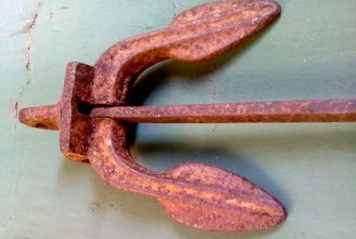 Cast Metal Ships Anchor ( 57 x 25 x 20 cm )