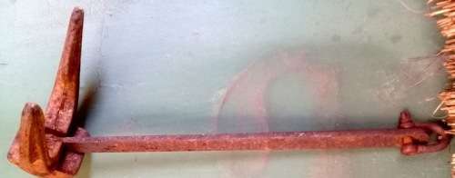 Cast Metal Ships Anchor ( 57 x 25 x 20 cm )