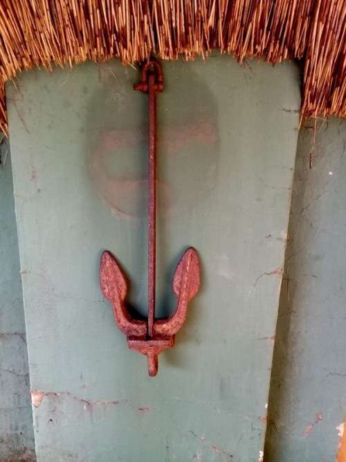 Cast Metal Ships Anchor ( 57 x 25 x 20 cm )