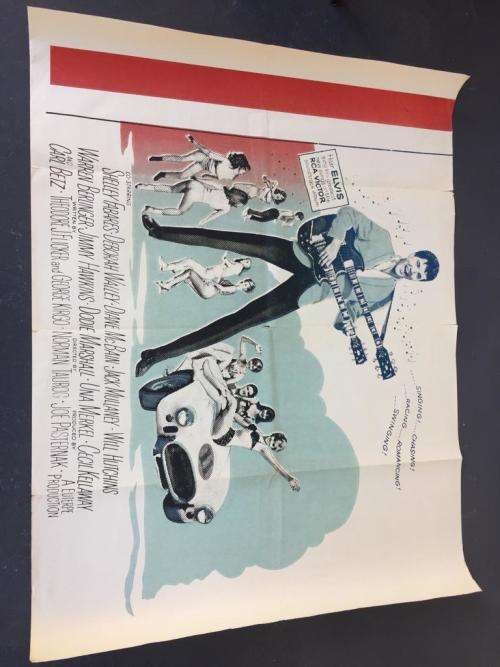 ORIGINAL ELVIS MOVIE POSTER  ( 102 X 78 CM)