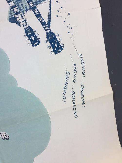 ORIGINAL ELVIS MOVIE POSTER  ( 102 X 78 CM)