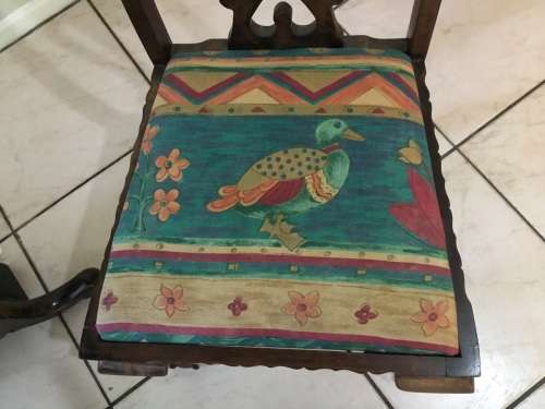 IMBUIA BALL AND CLAW DININGROOM CHAIR