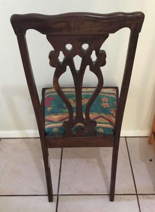 IMBUIA BALL AND CLAW DININGROOM CHAIR