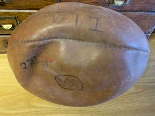 Vintage Leather Super Springbok Rugby Ball