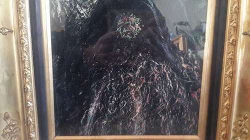 VINTAGE ITALIAN OIL ON BORD BY VITTORIO PETRELLA DA BOLOGNE BORN 1886 ( 42 X 52 CM )