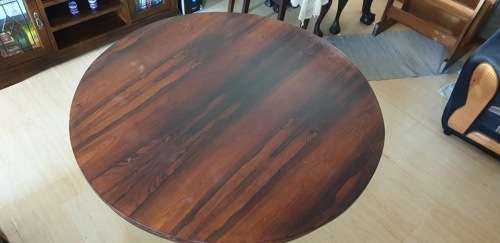 Victorian Rosewood Tilttop Table circa 1880 ( 120 x 75 cm )