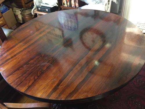 Victorian Rosewood Tilttop Table circa 1880 ( 120 x 75 cm )