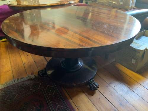 Victorian Rosewood Tilttop Table circa 1880 ( 120 x 75 cm )