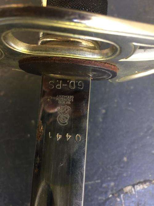 SA CORRECTIONAL SERVICES OFFICERS SWORD IN GOOD CONDITION