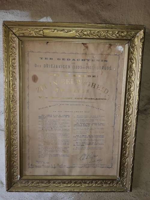 BOER WAR: TER GEDACHTENIS DEN DRIE JARIGE OORLOG