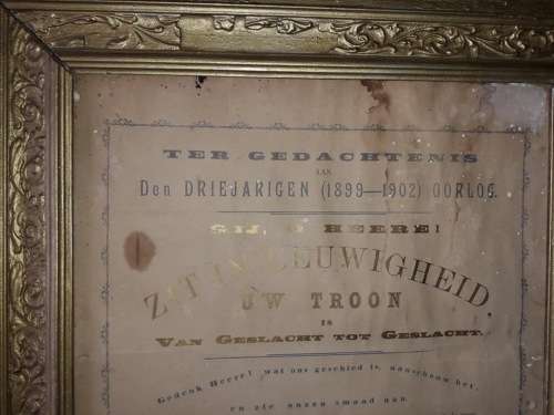 BOER WAR: TER GEDACHTENIS DEN DRIE JARIGE OORLOG