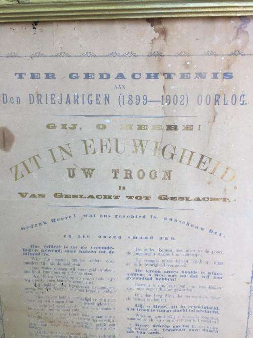 BOER WAR: TER GEDACHTENIS DEN DRIE JARIGE OORLOG
