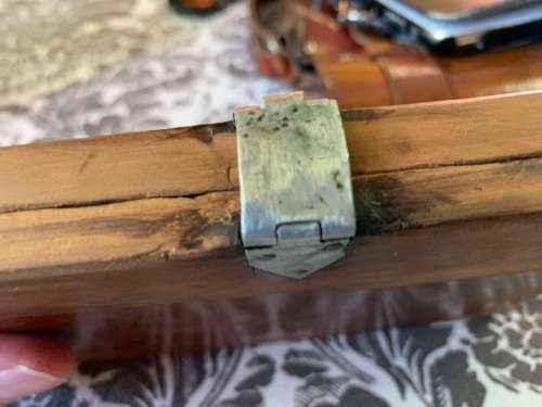 Boer War : POW Bible Box with Bible made in Bermuda 1902 ( 15 x 10 cm )