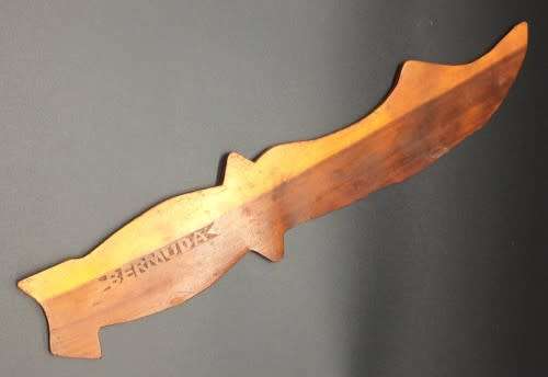 Rare Boer War POW Paperknife made in Bermuda in 1904 by n Bittereinder ( 32 cm )