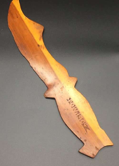 Rare Boer War POW Paperknife made in Bermuda in 1904 by n Bittereinder ( 32 cm )