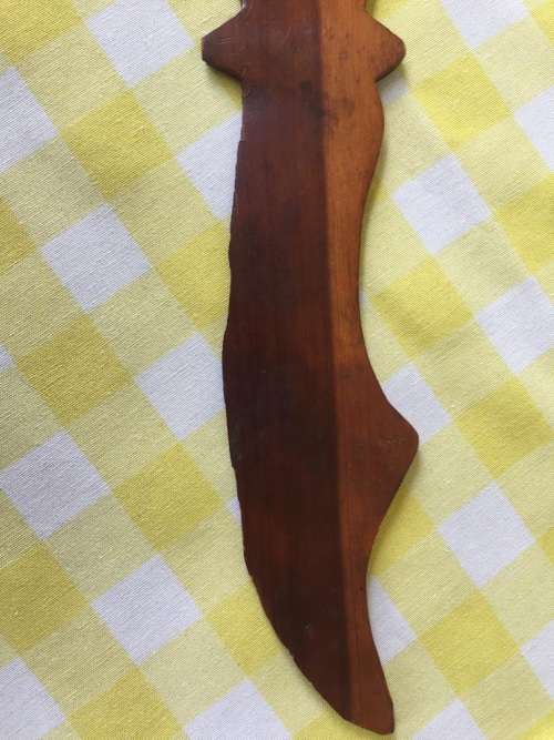 Rare Boer War POW Paperknife made in Bermuda in 1904 by n Bittereinder ( 32 cm )