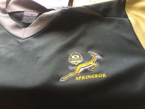Springbok Rugby Training Jersey Worldcup 2003 , Thinus Delport