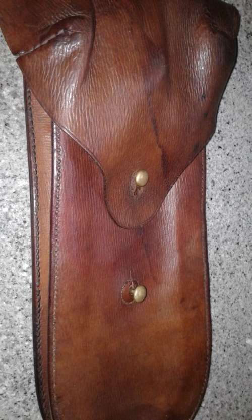 BOER WAR: SET OF LEATHER POMMEL BAGS , SOUTH AFRICAN CONSTABULARY CIRCA 1901