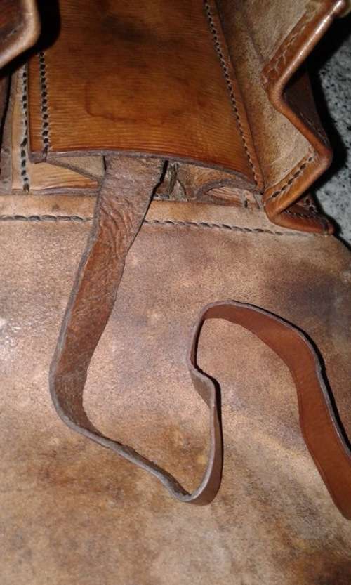 BOER WAR: SET OF LEATHER POMMEL BAGS , SOUTH AFRICAN CONSTABULARY CIRCA 1901