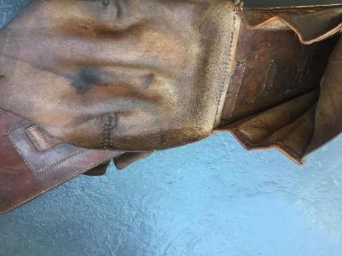 BOER WAR: SET OF LEATHER POMMEL BAGS , SOUTH AFRICAN CONSTABULARY CIRCA 1901