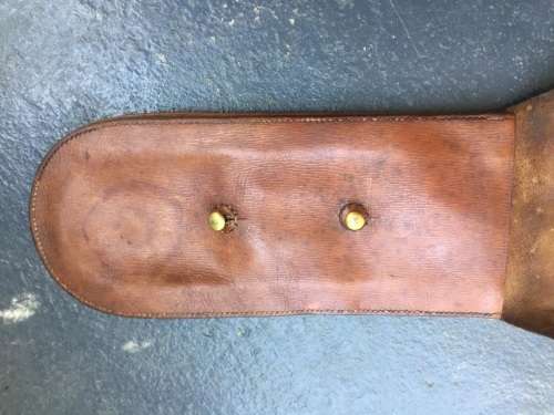 BOER WAR: SET OF LEATHER POMMEL BAGS , SOUTH AFRICAN CONSTABULARY CIRCA 1901