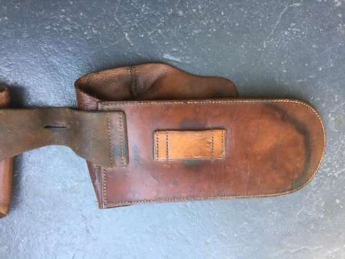 BOER WAR: SET OF LEATHER POMMEL BAGS , SOUTH AFRICAN CONSTABULARY CIRCA 1901