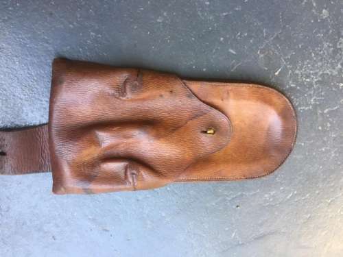 BOER WAR: SET OF LEATHER POMMEL BAGS , SOUTH AFRICAN CONSTABULARY CIRCA 1901